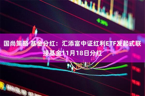 国尚策略 基金分红：汇添富中证红利ETF发起式联接基金11月18日分红
