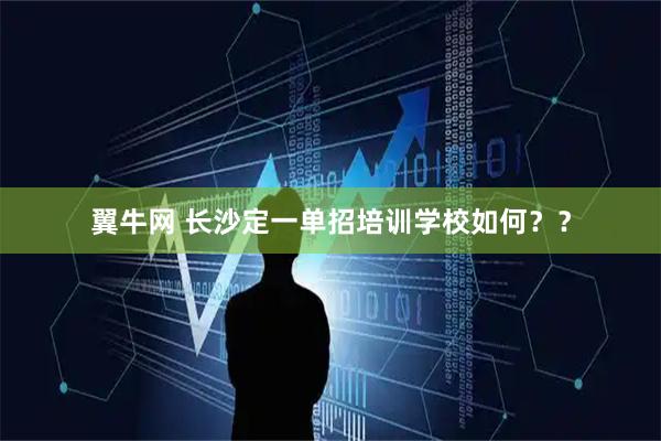 翼牛网 长沙定一单招培训学校如何？？